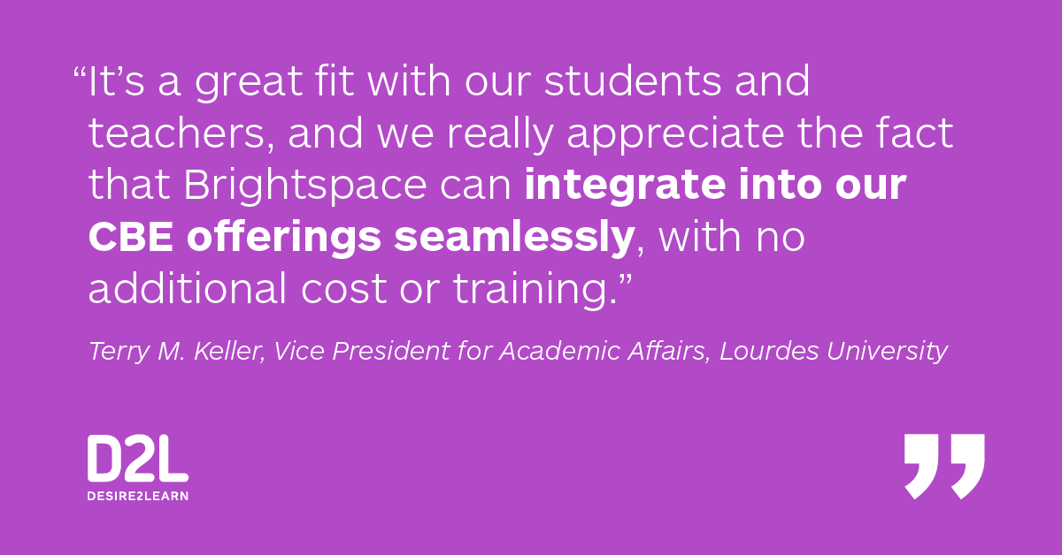 Lourdes Selects Brightspace | Press Release | D2L